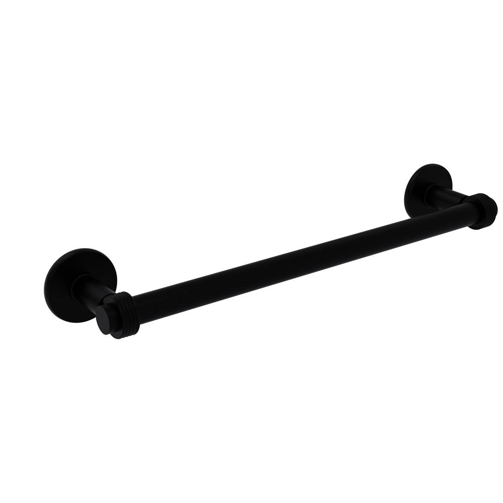 Allied Brass Continental Collection 24 Inch Towel Bar with Groovy Detail