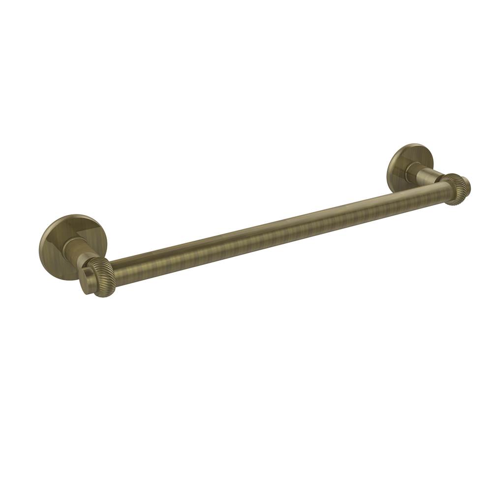 Allied Brass Continental Collection 24 Inch Towel Bar with Twist Detail