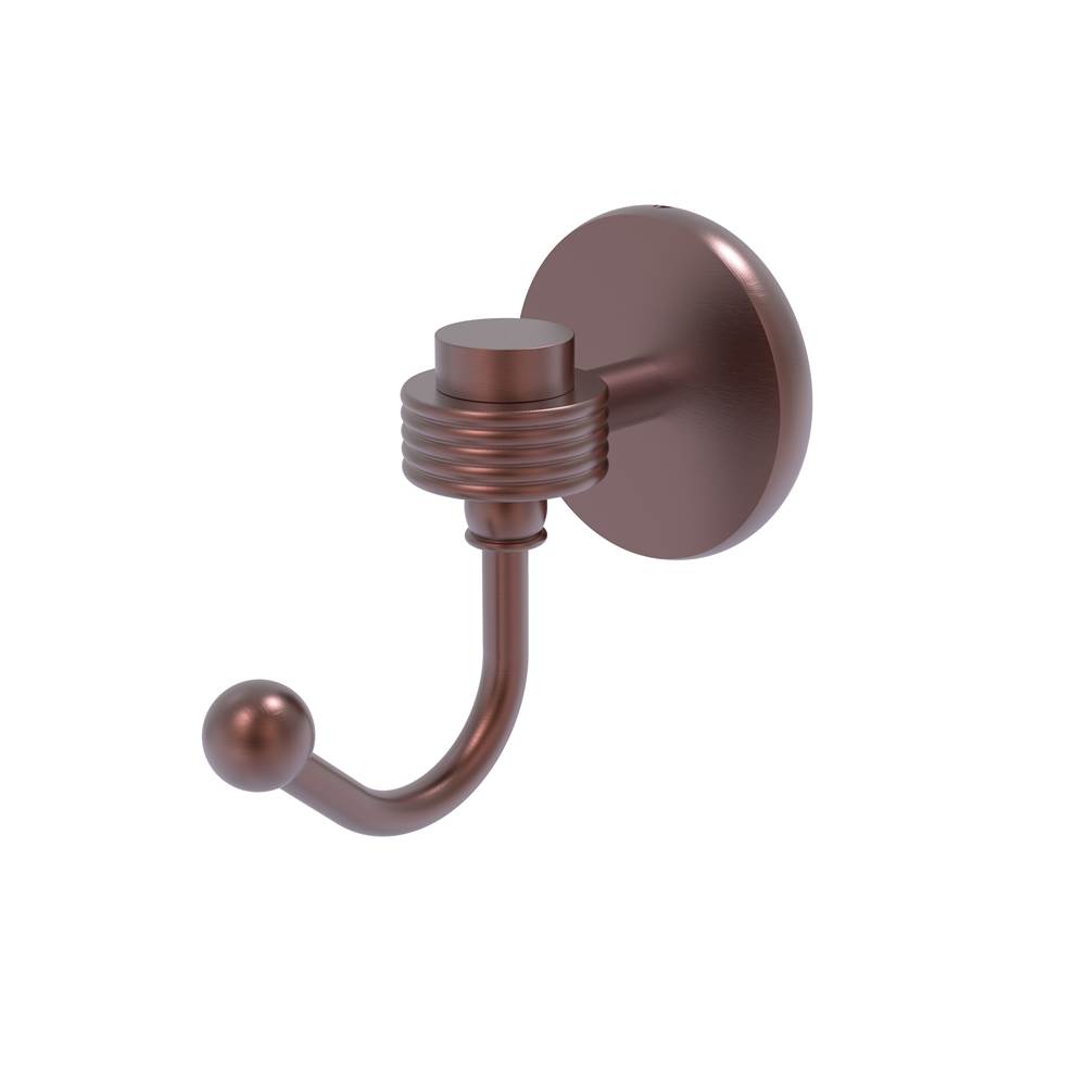 Allied Brass Satellite Orbit One Robe Hook with Groovy Accents