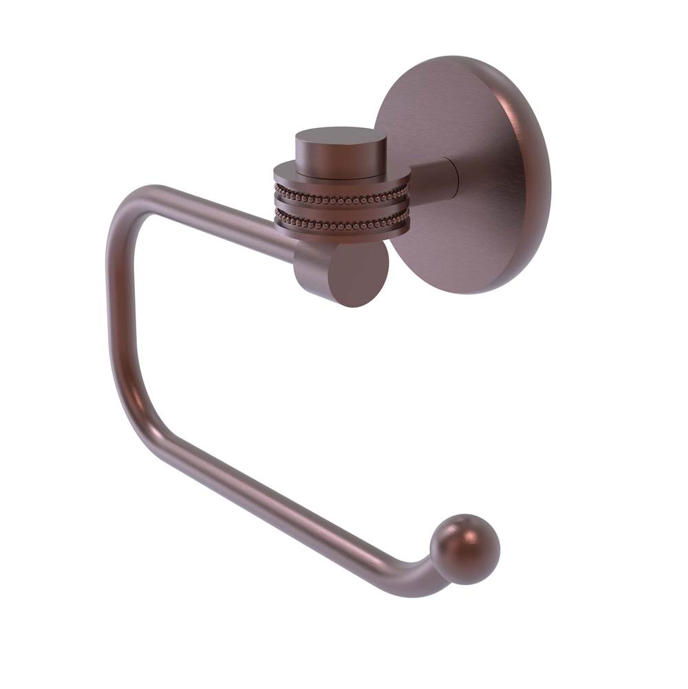Allied Brass Satellite Orbit One Collection Euro Style Toilet Tissue Holder with Dotted Accents