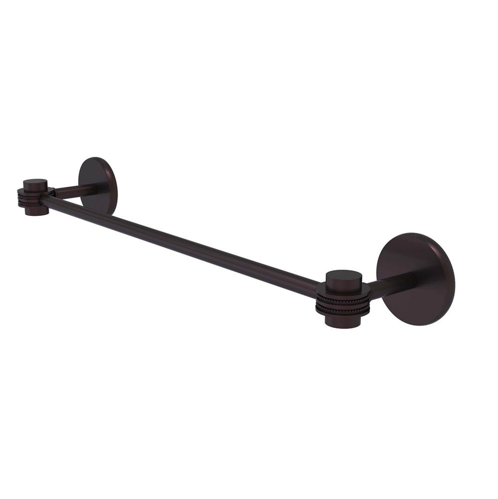 Allied Brass Satellite Orbit One Collection 18 Inch Towel Bar with Dotted Accents