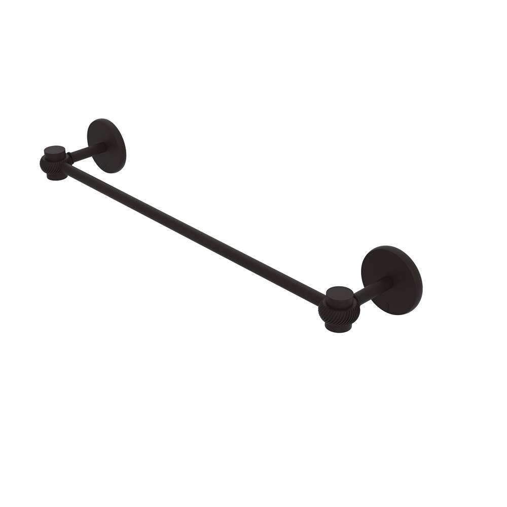 Allied Brass Satellite Orbit One Collection 30 Inch Towel Bar with Twist Accents