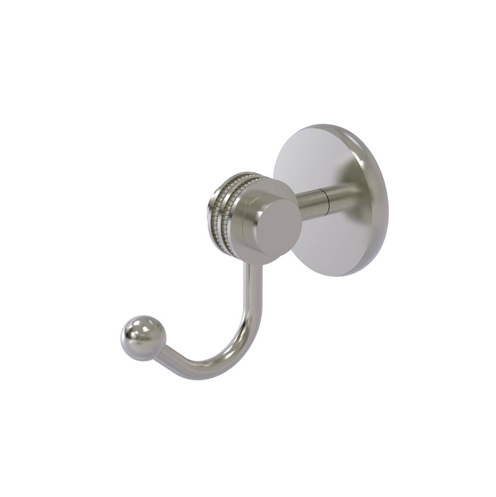 Allied Brass Satellite Orbit Two Collection Robe Hook with Dotted Accents