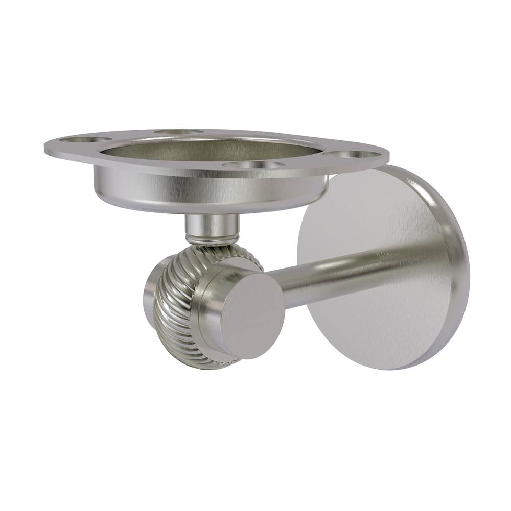 Allied Brass Satellite Orbit Two Collection Tumbler and Toothbrush Holder with Twisted Accents