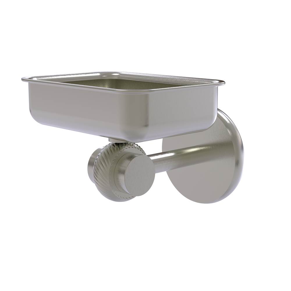 Allied Brass Satellite Orbit Two Collection Wall Mounted Soap Dish with Twisted Accents