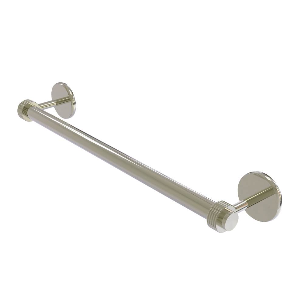 Allied Brass Satellite Orbit Two Collection 18 Inch Towel Bar with Groovy Detail