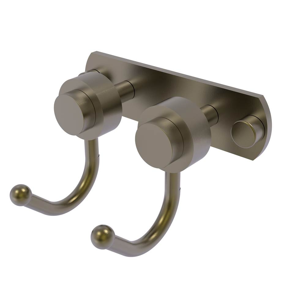 Allied Brass Mercury Collection 2 Position Multi Hook with Smooth Accent