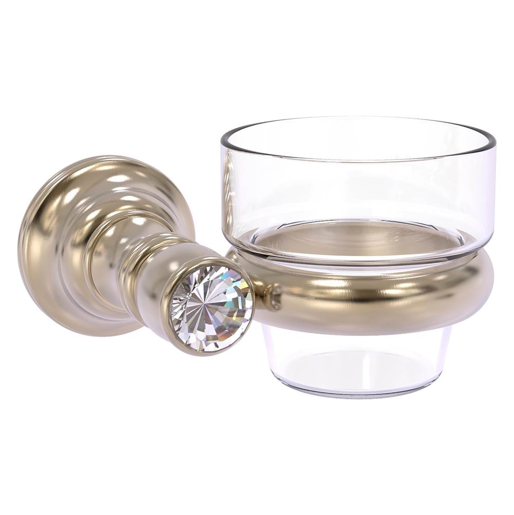 Allied Brass Carolina Crystal Collection Wall Mounted Votive Candle Holder - Antique Pewter