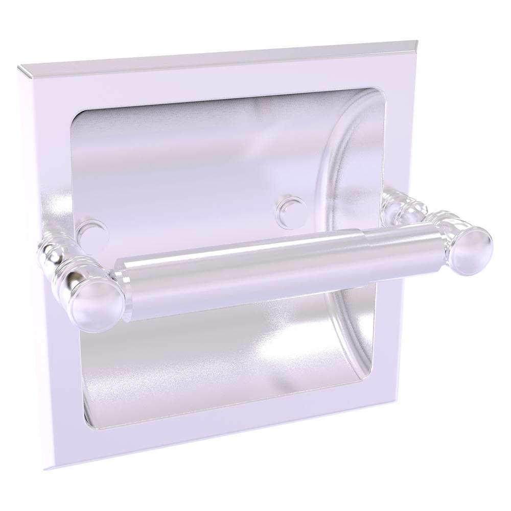 Allied Brass Carolina Collection Recessed Toilet Paper Holder - Satin Chrome
