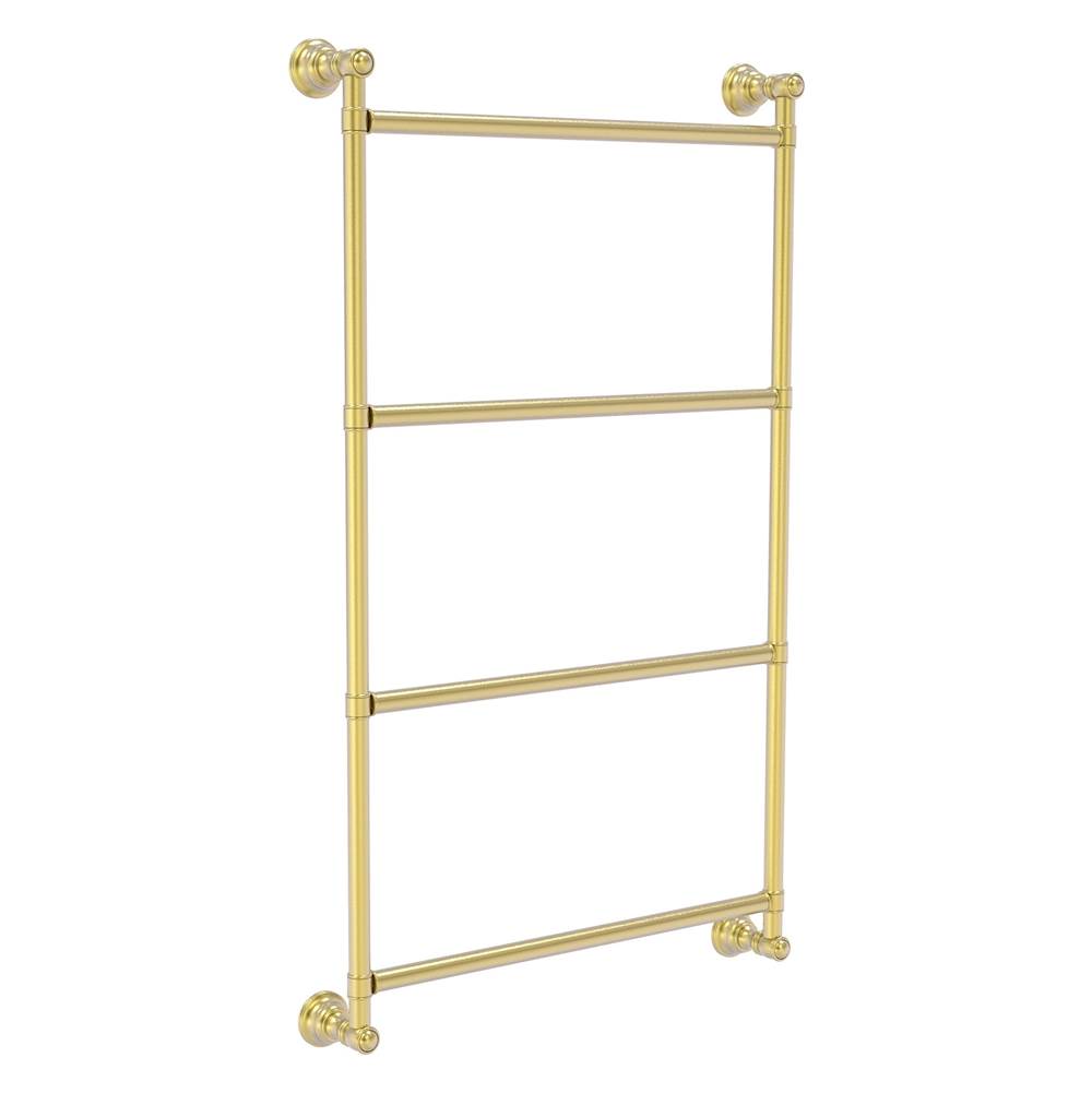 Allied Brass Carolina Collection 4 Tier 18 Inch Ladder Towel Bar - Satin Brass