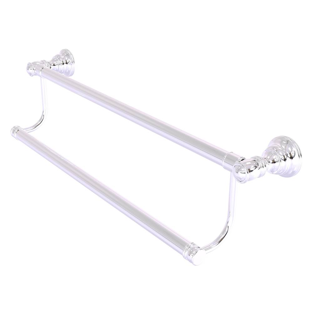 Allied Brass Carolina Collection 24 Inch Double Towel Bar - Polished Chrome