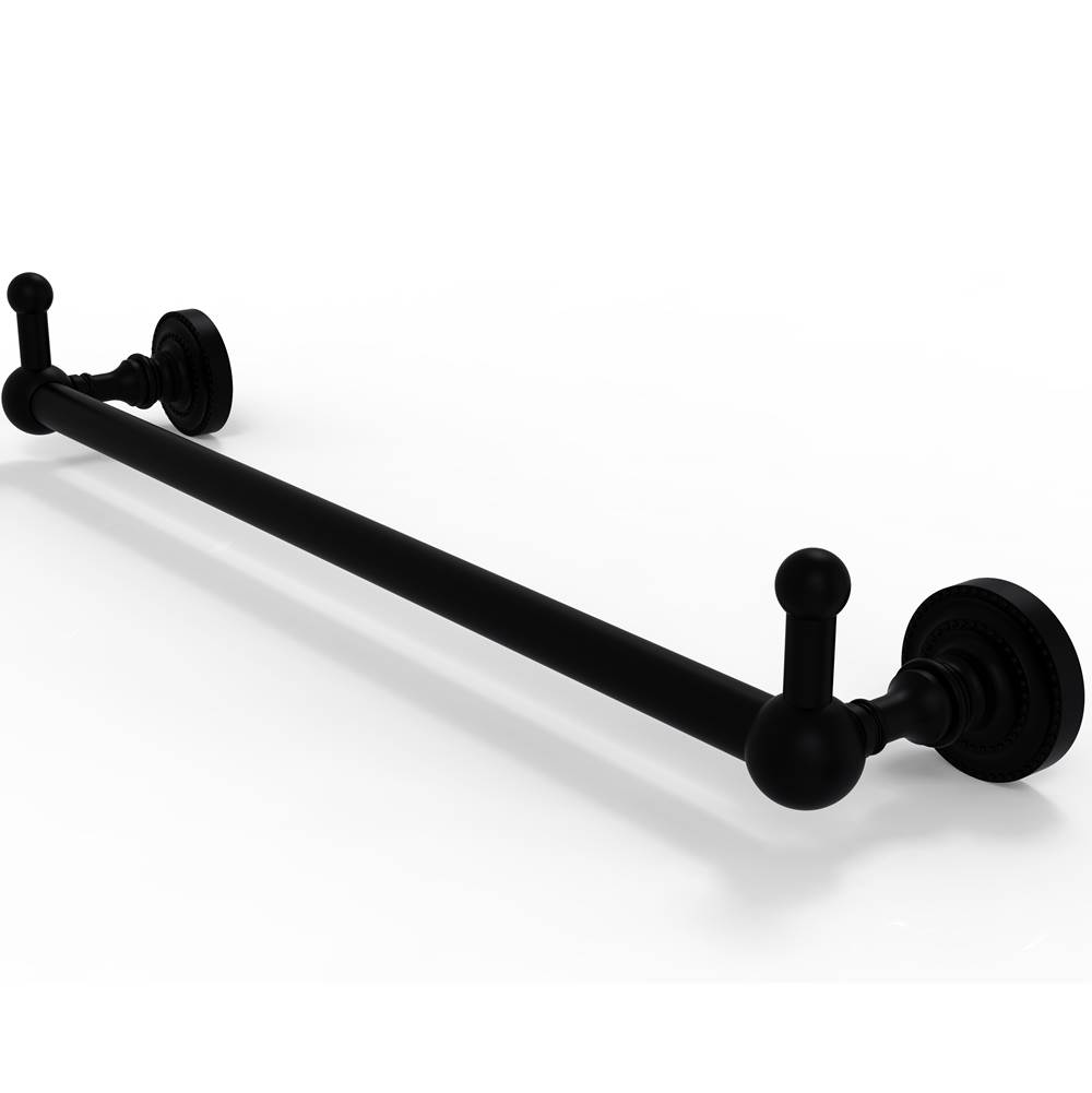 Allied Brass Dottingham Collection 18 Inch Towel Bar with Integrated Hooks