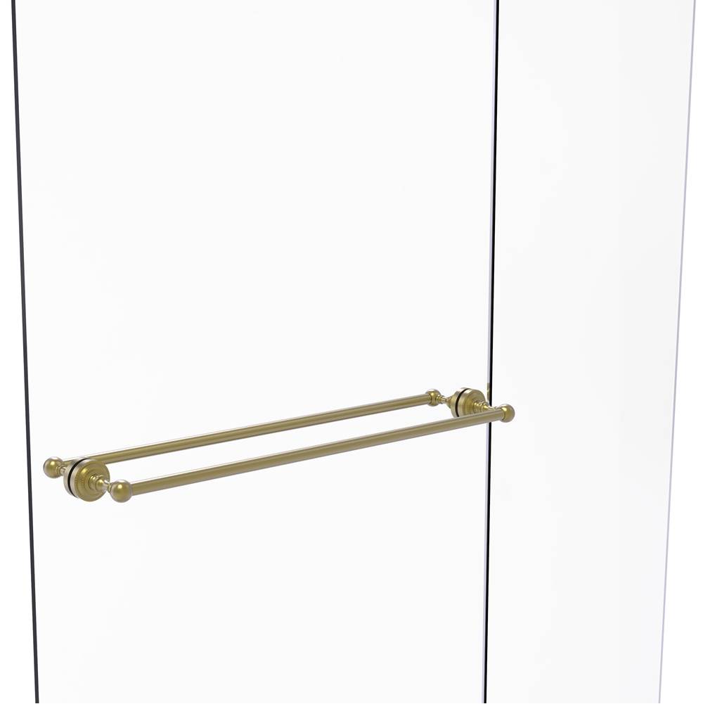 Allied Brass Dottingham Collection 30 Inch Back to Back Shower Door Towel Bar