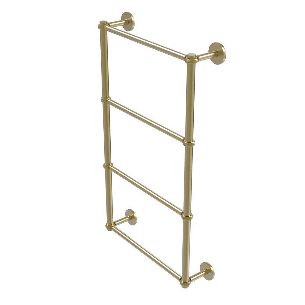 Allied Brass Prestige Skyline Collection 4 Tier 24 Inch Ladder Towel Bar with Twisted Detail