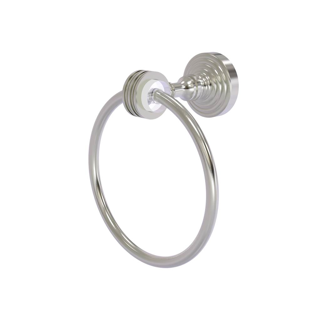 Allied Brass Pacific Grove Collection Towel Ring with Dotted Accents