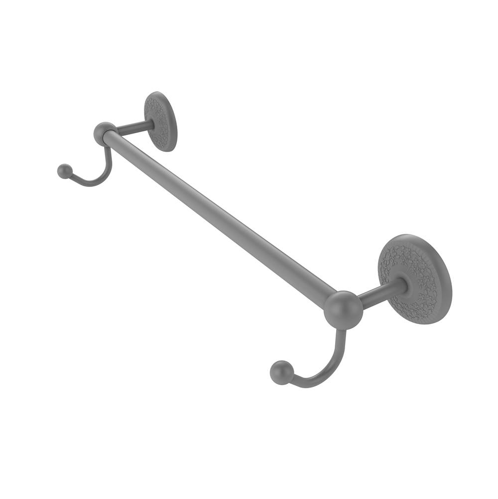 Allied Brass Prestige Monte Carlo Collection 24 Inch Towel Bar with Integrated Hooks