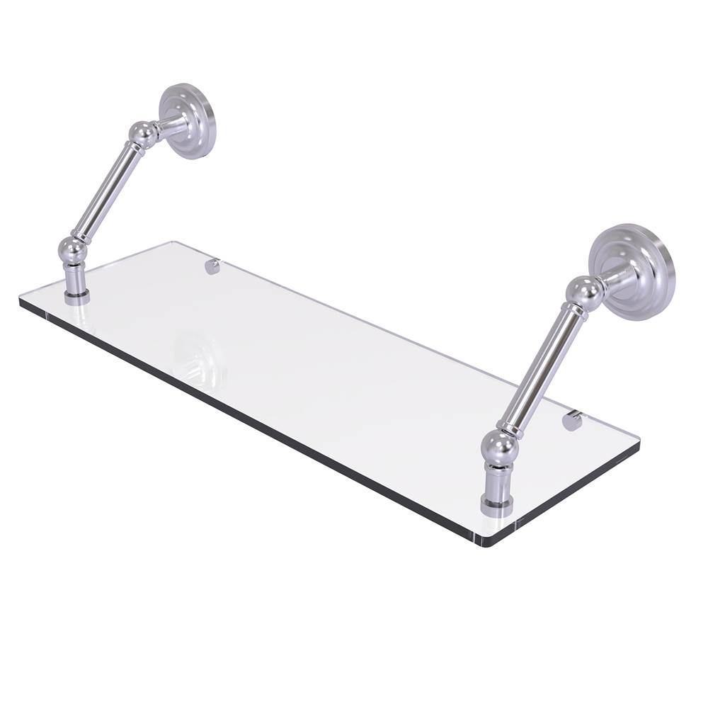 Allied Brass Prestige Que New Collection 24 Inch Floating Glass Shelf