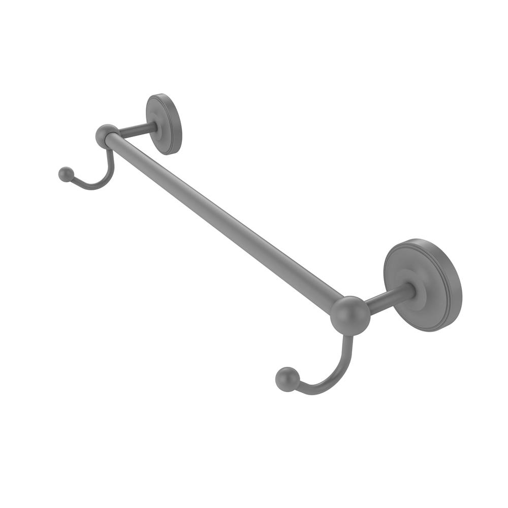 Allied Brass Prestige Regal Collection 18 Inch Towel Bar with Integrated Hooks