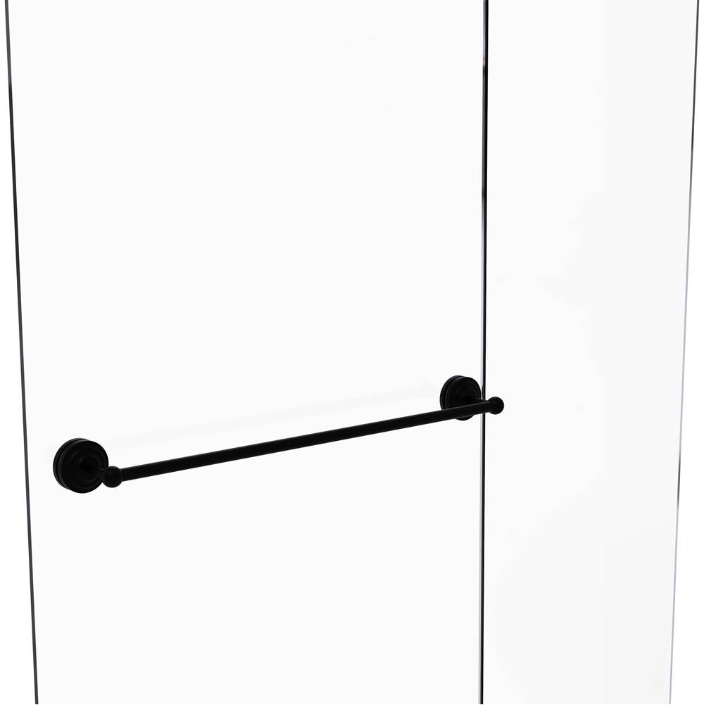 Allied Brass Que New Collection 30 Inch Shower Door Towel Bar