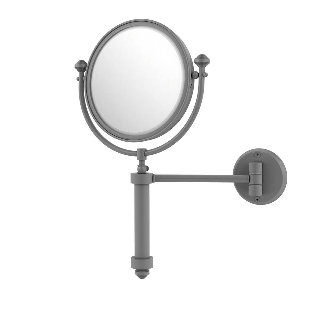 Allied Brass Southbeach Collection Wall Mounted Make-Up Mirror 8 Inch Diameter with 5X Magnification