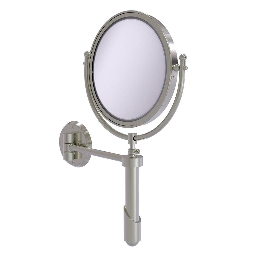 Allied Brass Soho Collection Wall Mounted Make-Up Mirror 8 Inch Diameter with 4X Magnification