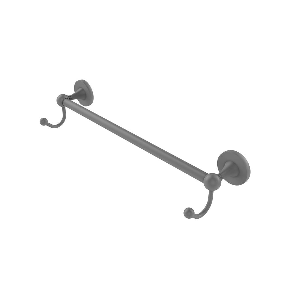Allied Brass Shadwell Collection 24 Inch Towel Bar with Integrated Hooks