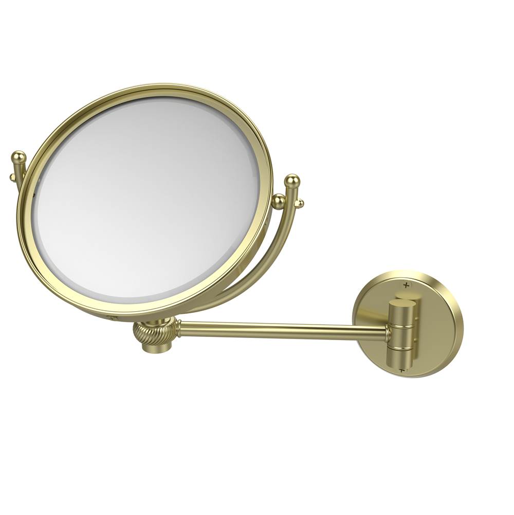 Allied Brass 8 Inch Wall Mounted Make-Up Mirror 5X Magnification