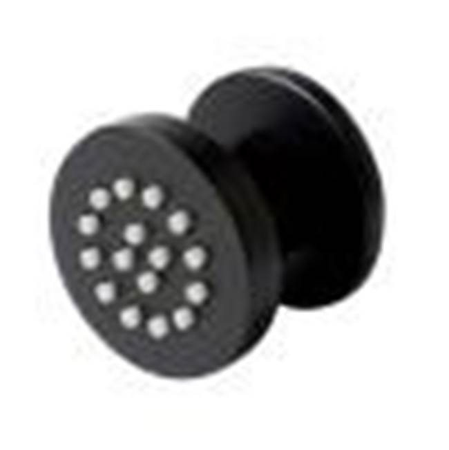 Alfi Trade Black Matte 2'' Round Adjustable Shower Body Spray