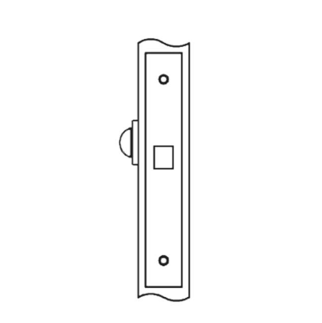 Accurate Lock And Hardware Deadlock for use with thumb turn one side only (thumb turn not included)