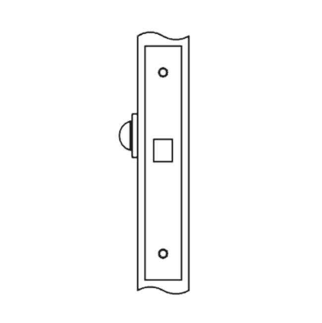 Accurate Lock And Hardware Deadlock for use with thumb turn one side, optional emergency release other side (thumb turn or emergency release not included)