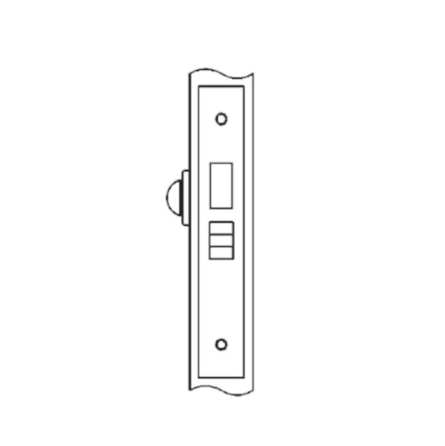 Accurate Lock And Hardware Privacy Roller Latch for use with thumb turn one side, optional emergency release other side (thumb turn and emergency release not included)