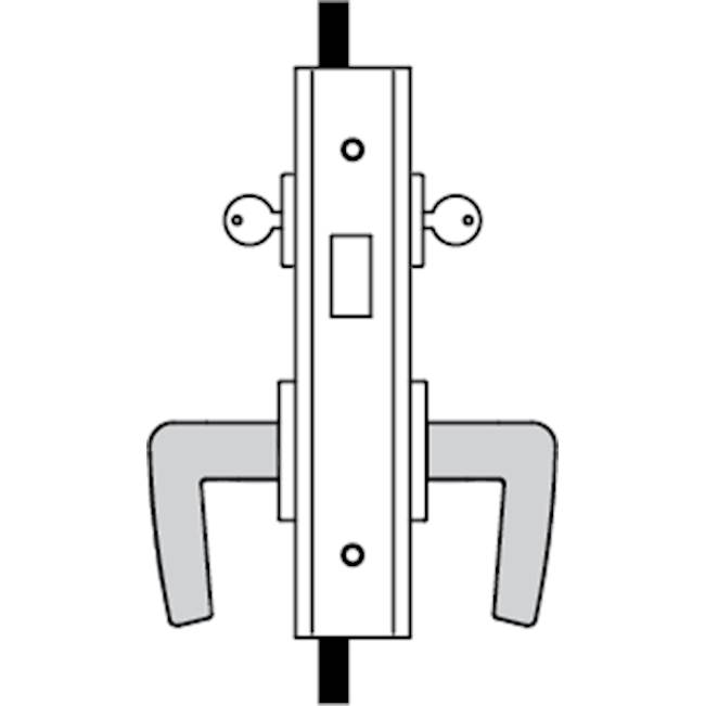 Accurate Lock And Hardware Deadlock (Double Cylinder, cylinders not included)
