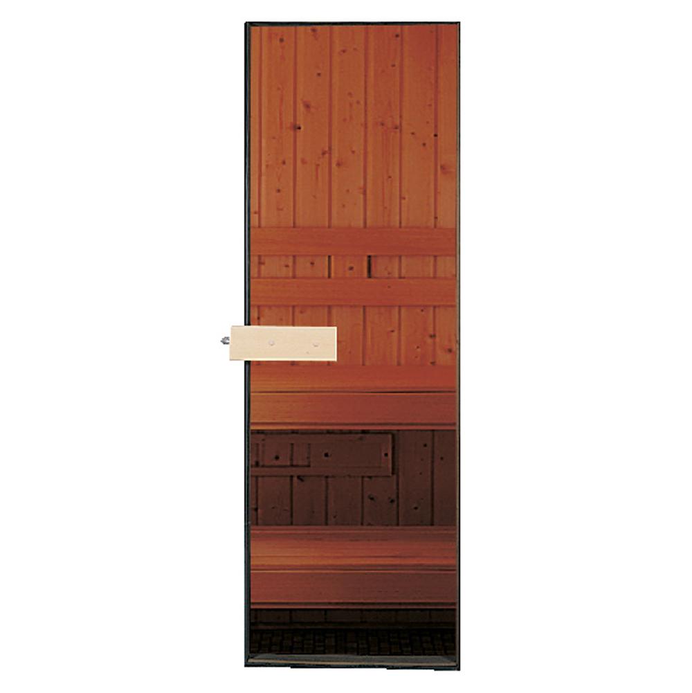 Amerec Sauna And Steam AGPR-3680 All Glass Door, RH, 36 x 80 x 8mm, Bronze,