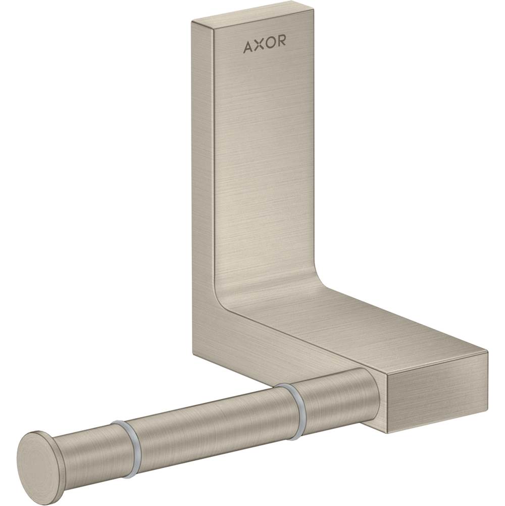 Axor Universal Rectangular Toilet Paper Holder in Brushed Nickel