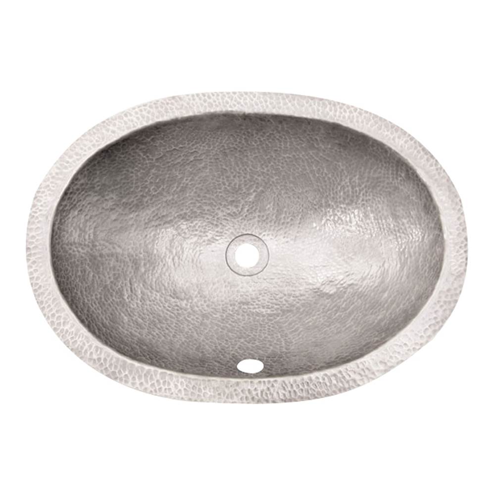 Barclay Forster Oval Undermount Basin, Hammered Pewter