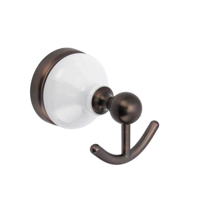 Barclay Anja Double Robe Hook,Oil Rubbed Bronze