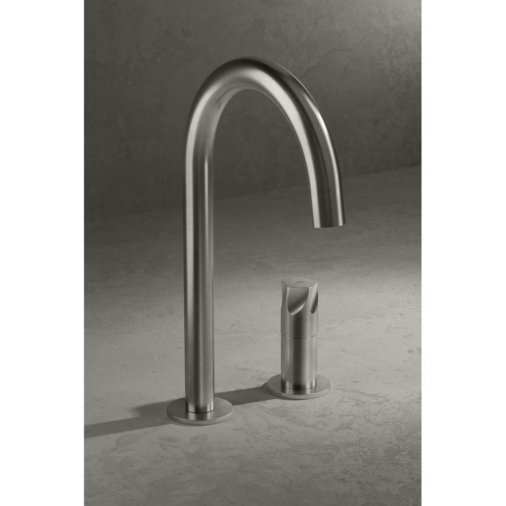 MGS Bagno Penta Two-hole Basin Faucet (without drain) Stainless Steel Matte Rose Gold