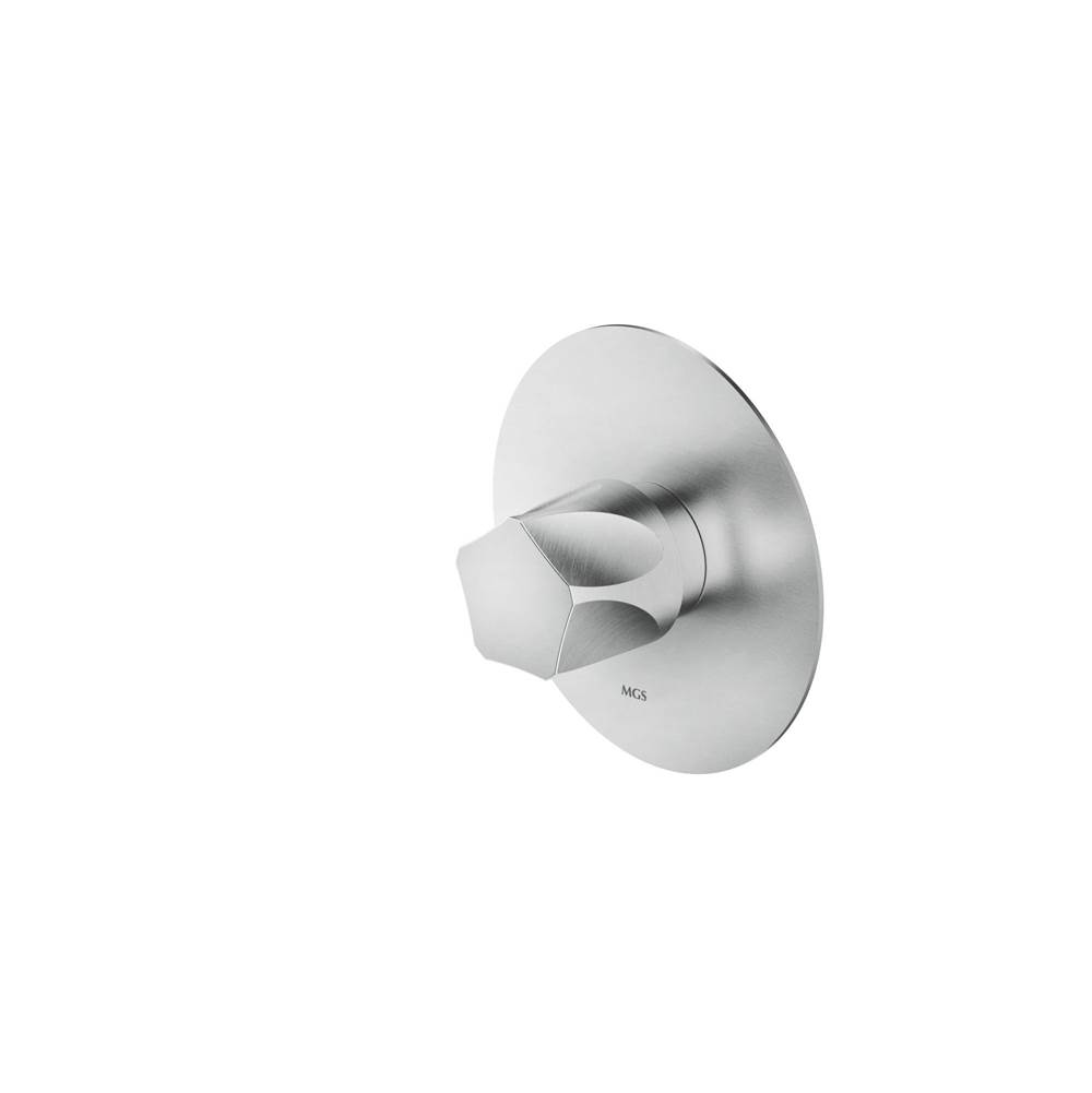 MGS Bagno Penta Thermo Valve Trim Stainless Steel Polished