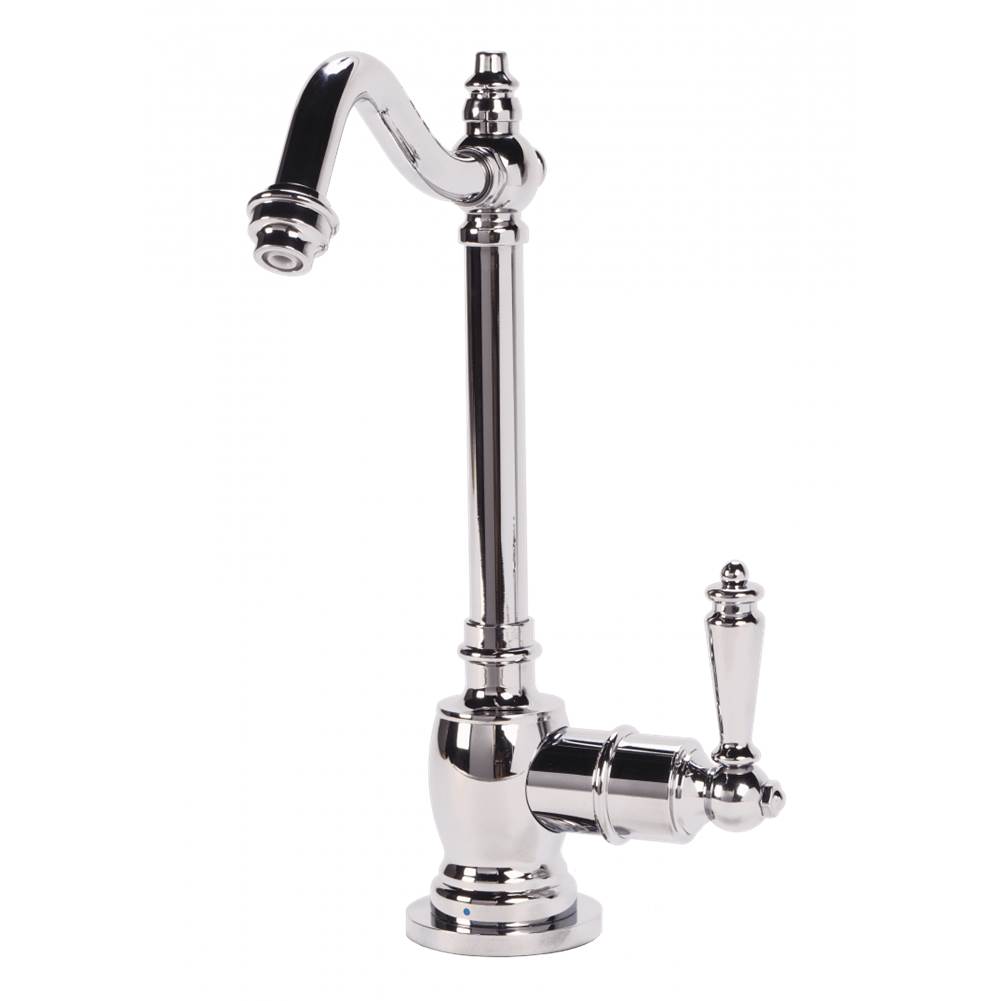 AquaNuTech Traditional Hook Spout Cold Only Filtration Faucet-Chrome