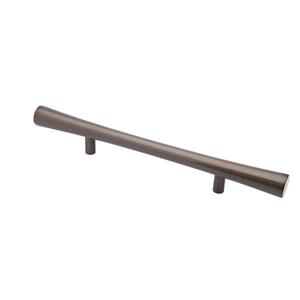 Colonial Bronze Hourglass Appliance, Door and Shower Pull Hand Finished in Satin Nickel