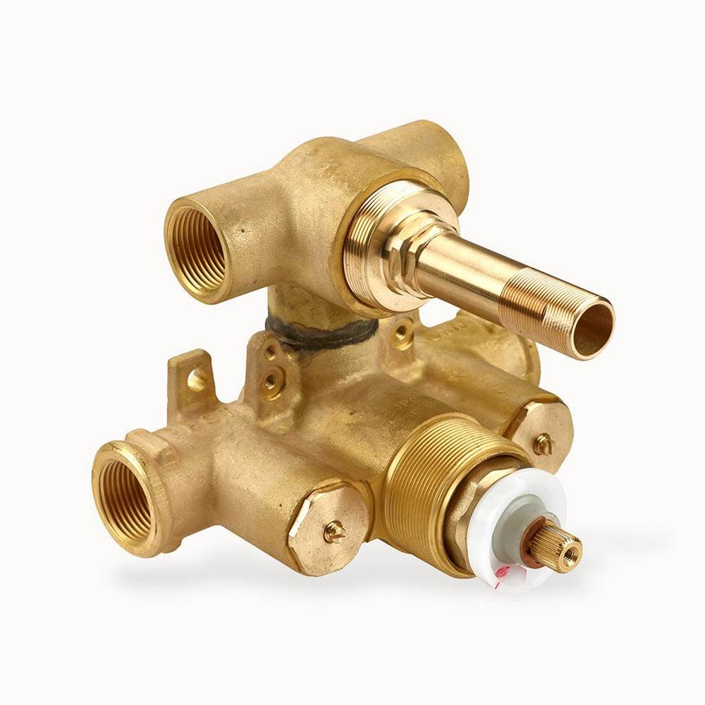 Crosswater London Rough - 3/4'' Dual Thermo Valve with Volume Control/Diverter