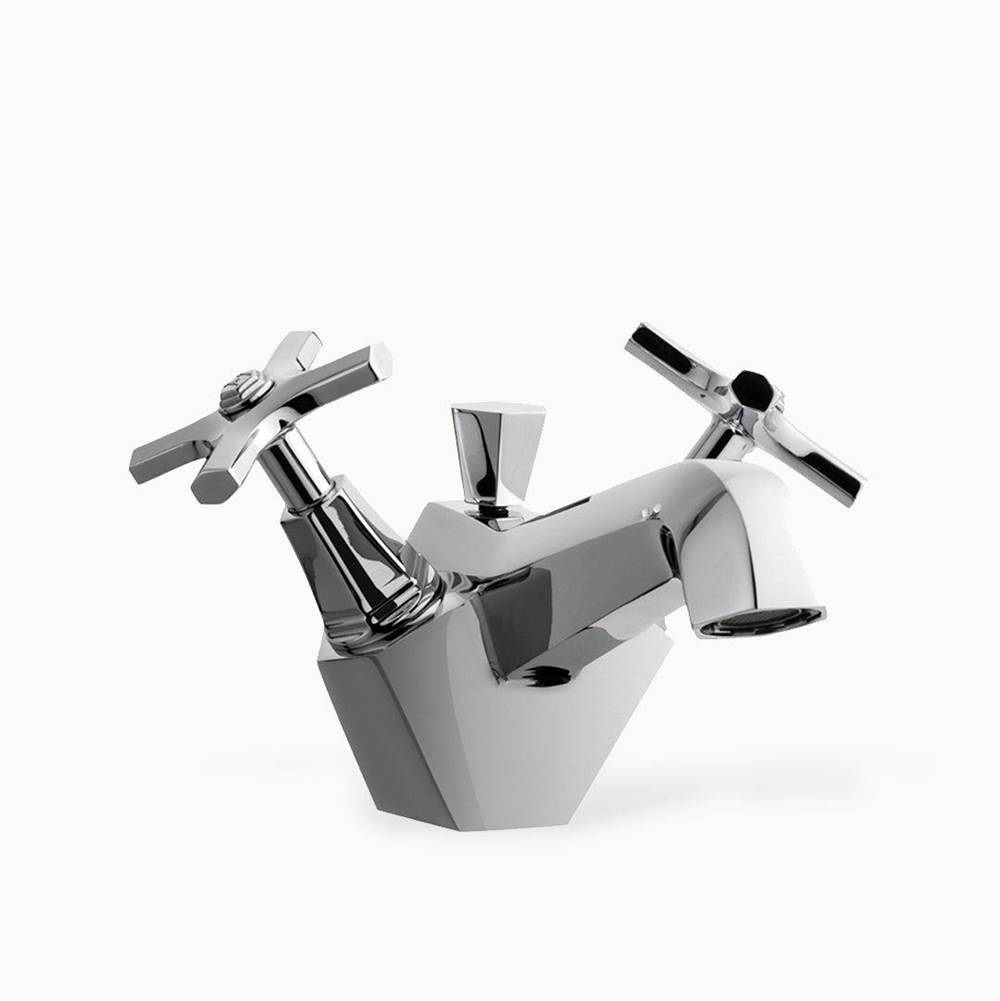 Crosswater London Waldorf Single-hole Basin Faucet with Cross Handles PC