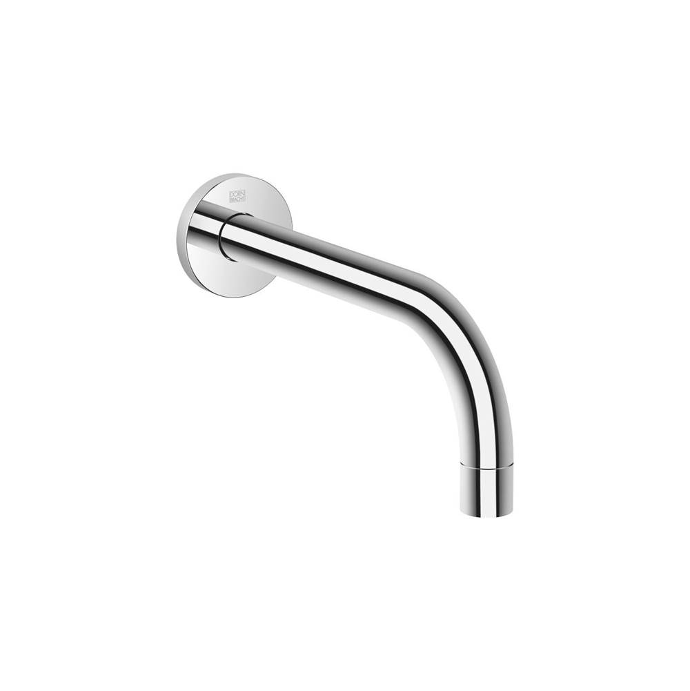 Dornbracht Lavatory Spout, Wall-Mounted Without Drain In Brushed Durabrass