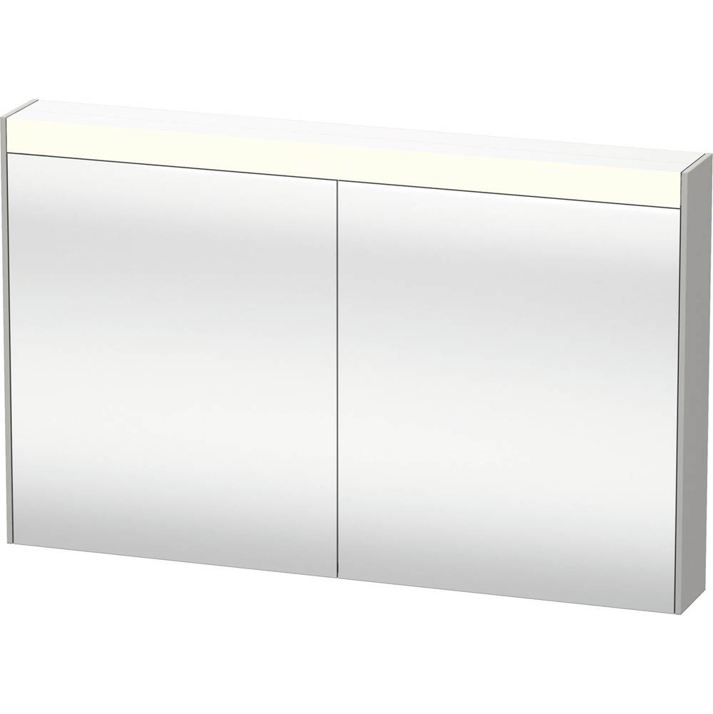 Duravit Brioso Mirror Cabinet with Lighting Concrete Gray