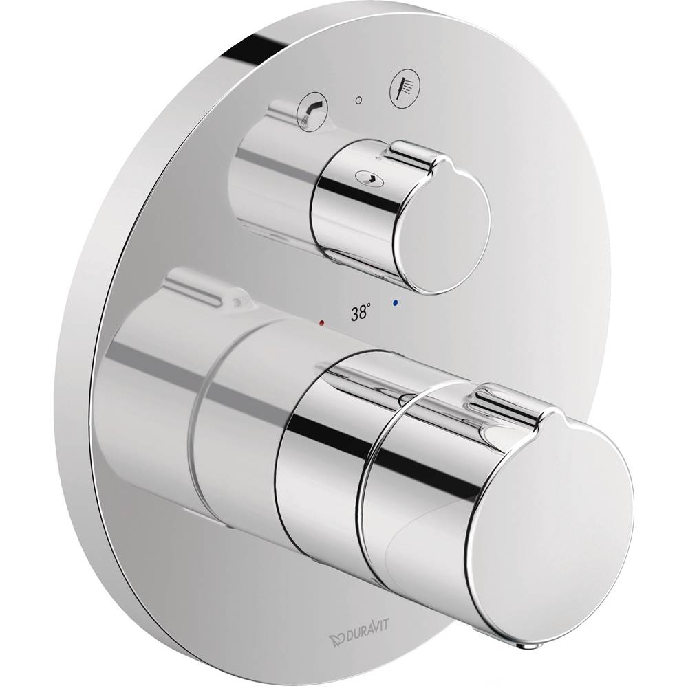 Duravit C.1 Bathtub Thermostat for Concealed Installation Chrome