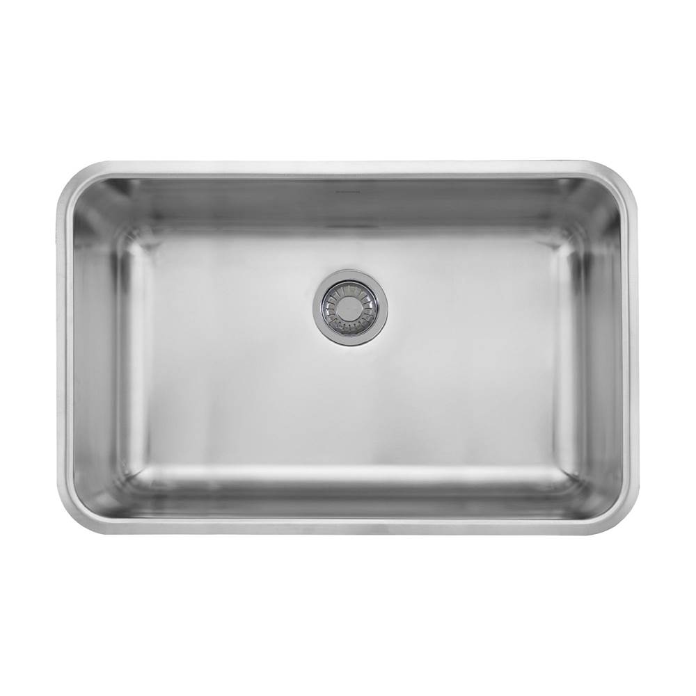 Franke Grande 30.12-in. x 19.1-in. 18 Gauge Stainless Steel Undermount Single Bowl Kitchen Sink - GDX11028
