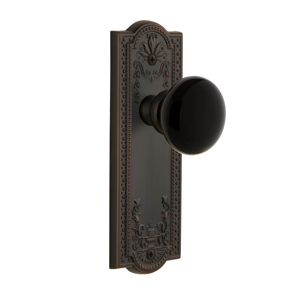Grandeur Hardware Grandeur Parthenon Plate Double Dummy Coventry Knob in Timeless Bronze