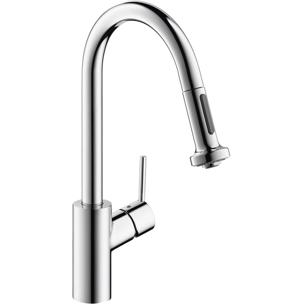 Hansgrohe Talis S² HighArc Kitchen Faucet, 2-Spray Pull-Down, 1.75 GPM in Brushed Gold Optic