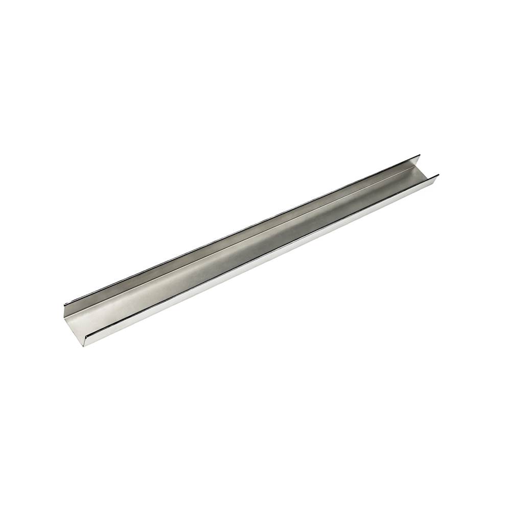 Infinity Drain 48'' Stainless Steel Open Ended Channel for S-AS 65/S-AS 99/S-LTIFAS 65/S-LTIFAS 99 Series in Polished Stainless