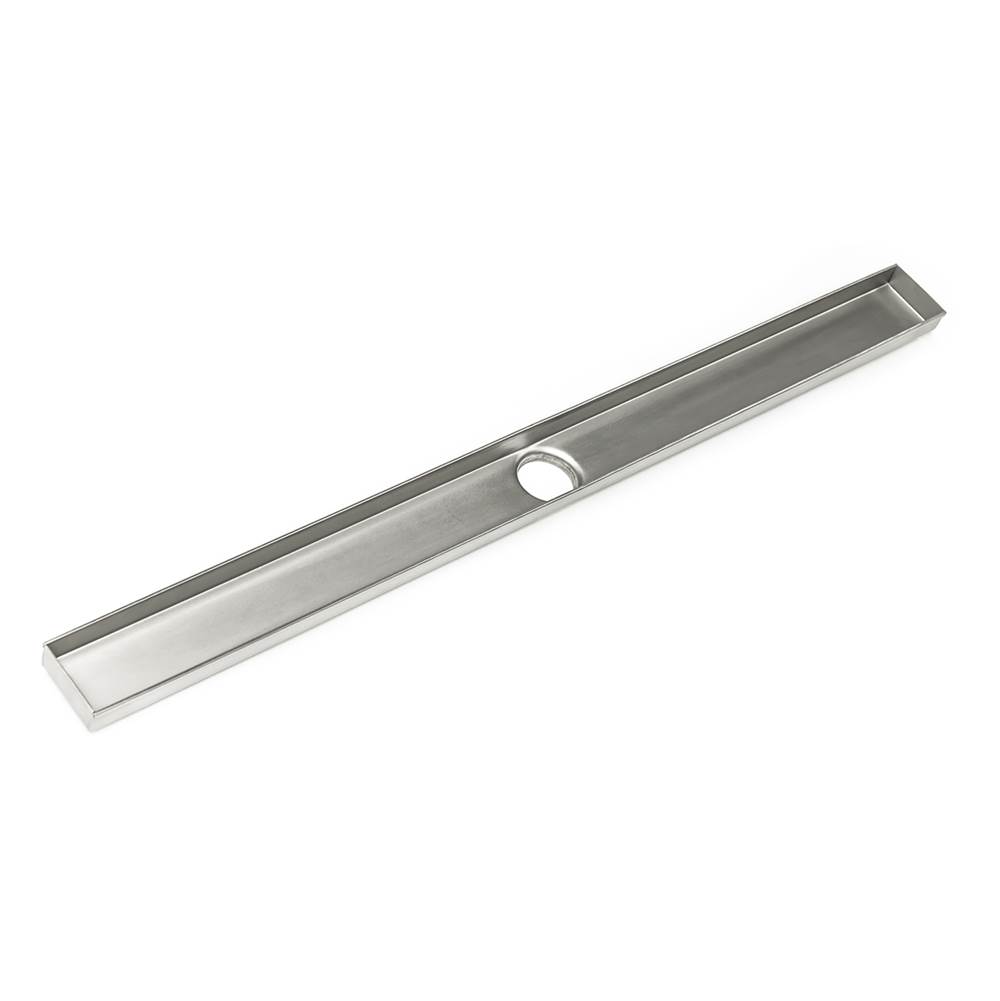 Infinity Drain 42'' Channel for FX 65 Series in Satin Stainless